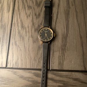 Black Kate Spade Silicone Watch